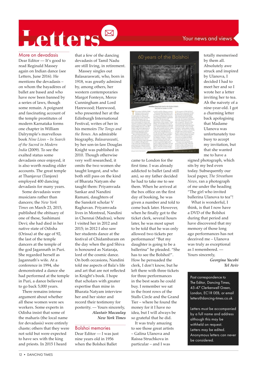 Dancing Times Preview Pages