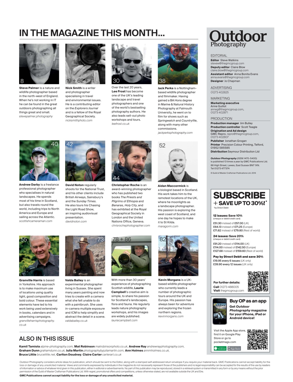 Outdoor Photography Preview Pages