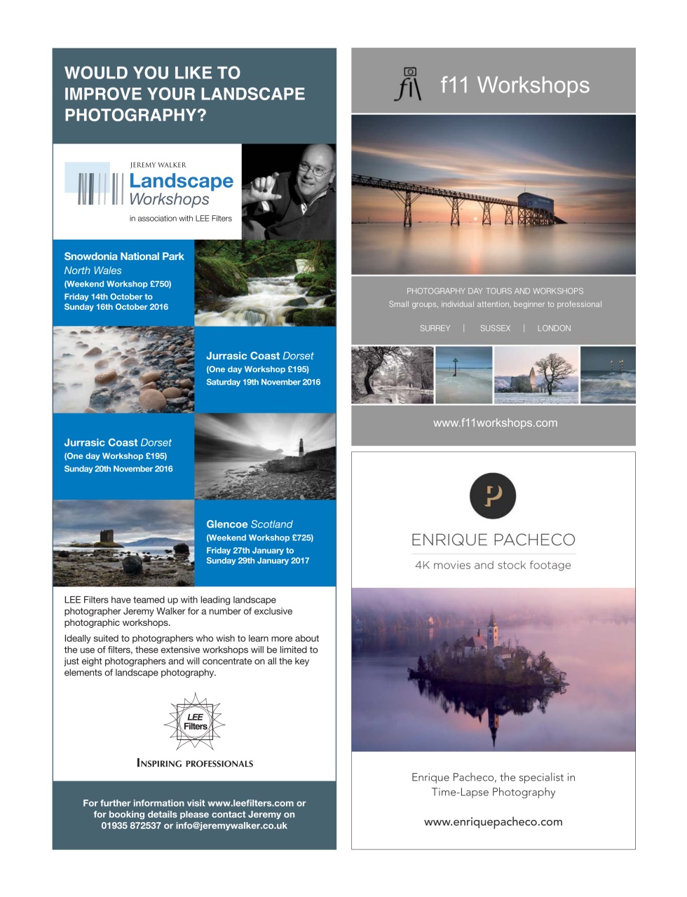 Outdoor Photography Preview Pages