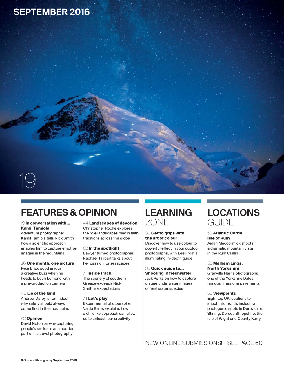 Outdoor Photography Preview Pages
