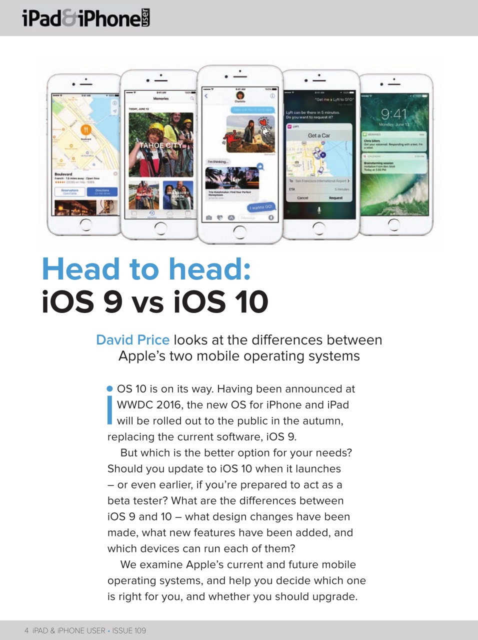 iPad and iPhone User Preview Pages