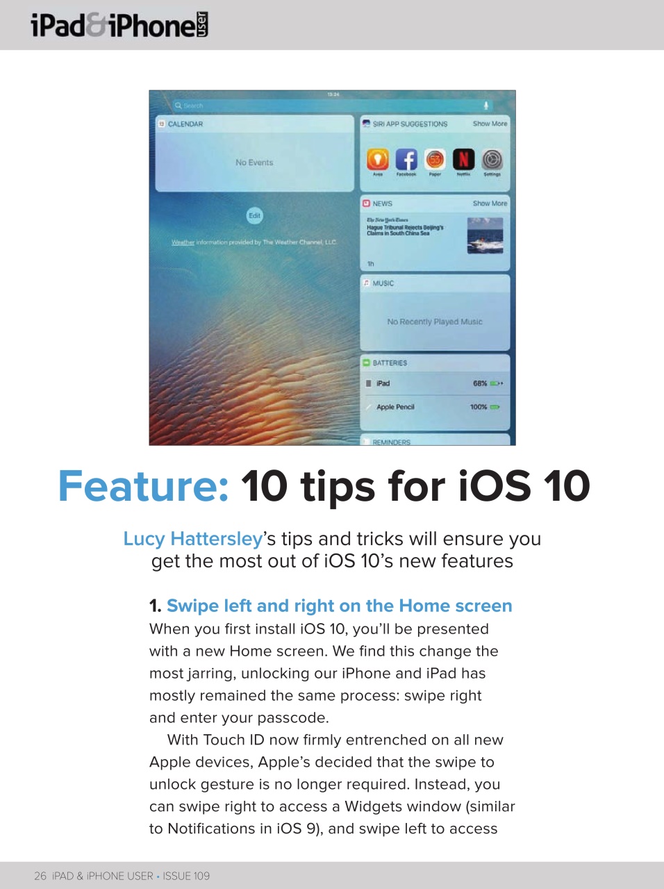 iPad and iPhone User Preview Pages