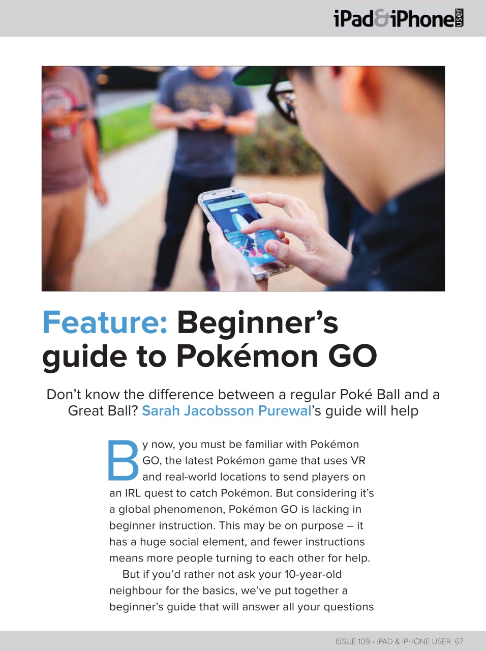 iPad and iPhone User Preview Pages