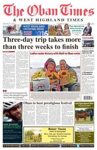 The Oban Times & Lochaber Times issue 28th July 2016