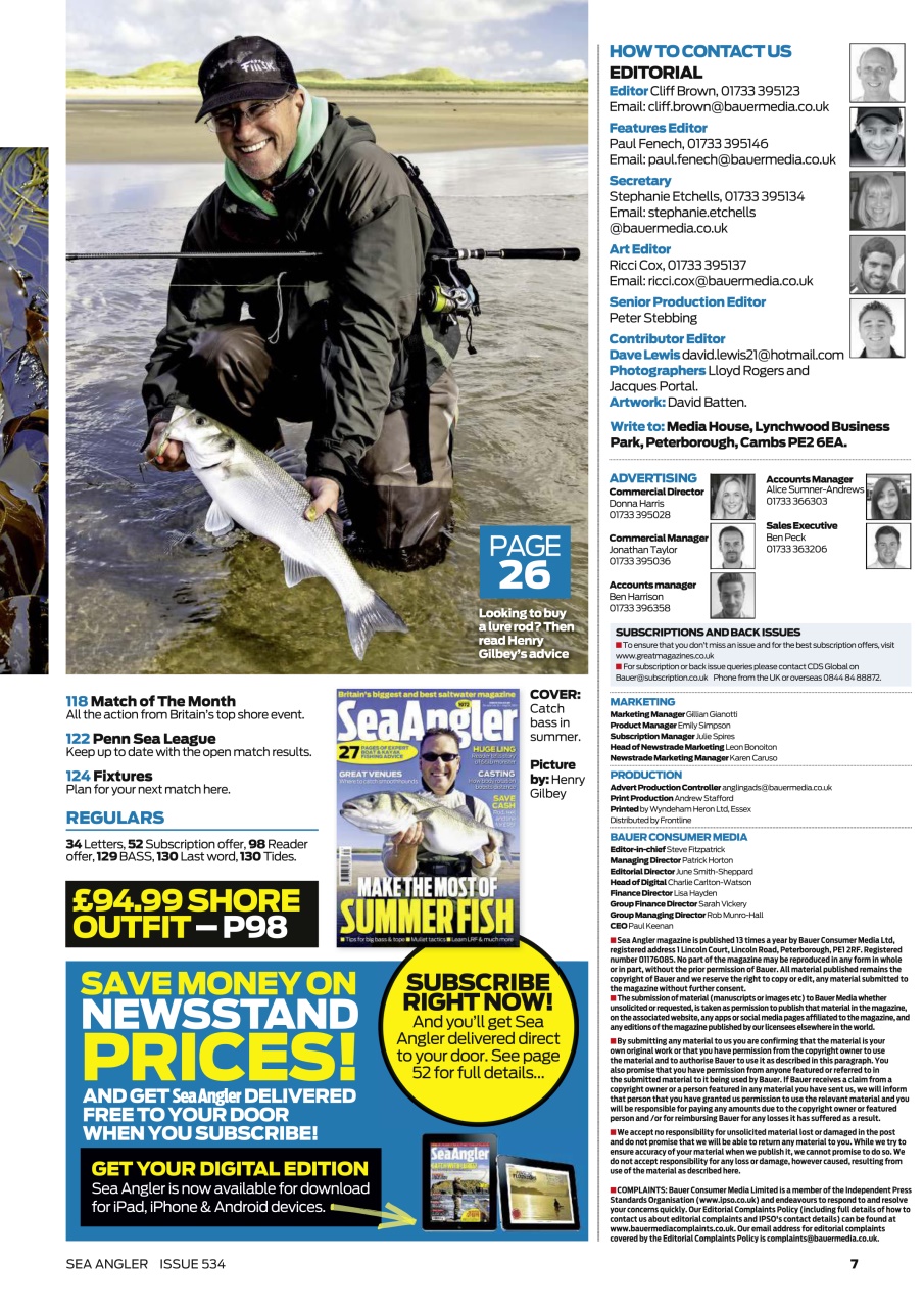 Sea Angler Preview Pages