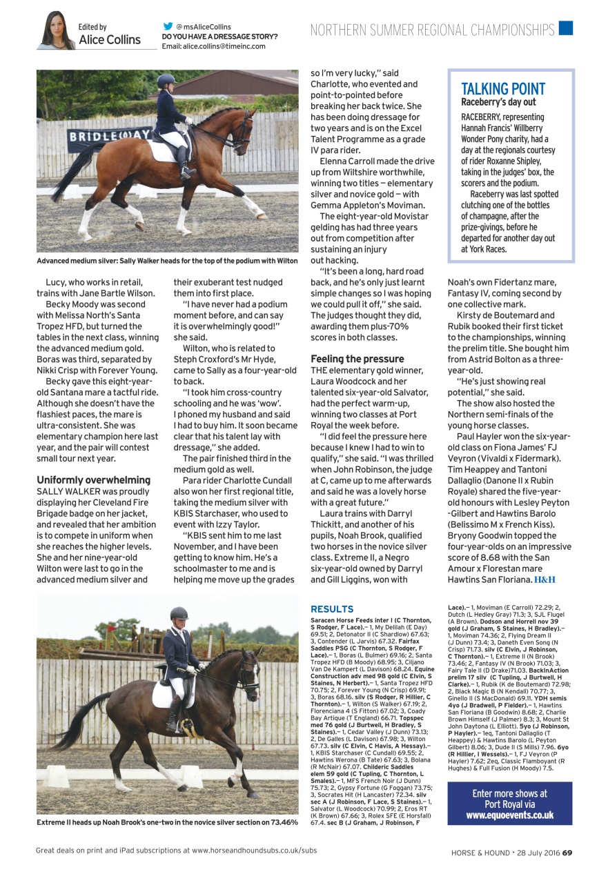 Horse & Hound Preview Pages