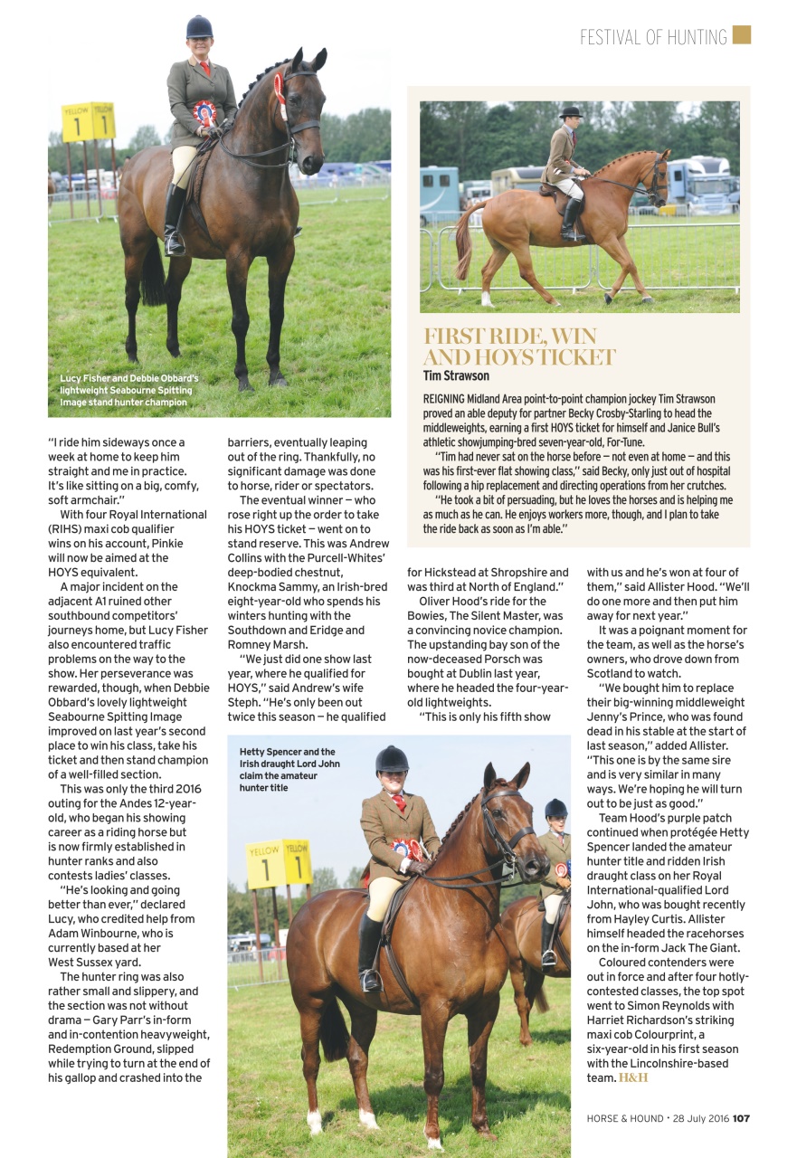 Horse & Hound Preview Pages