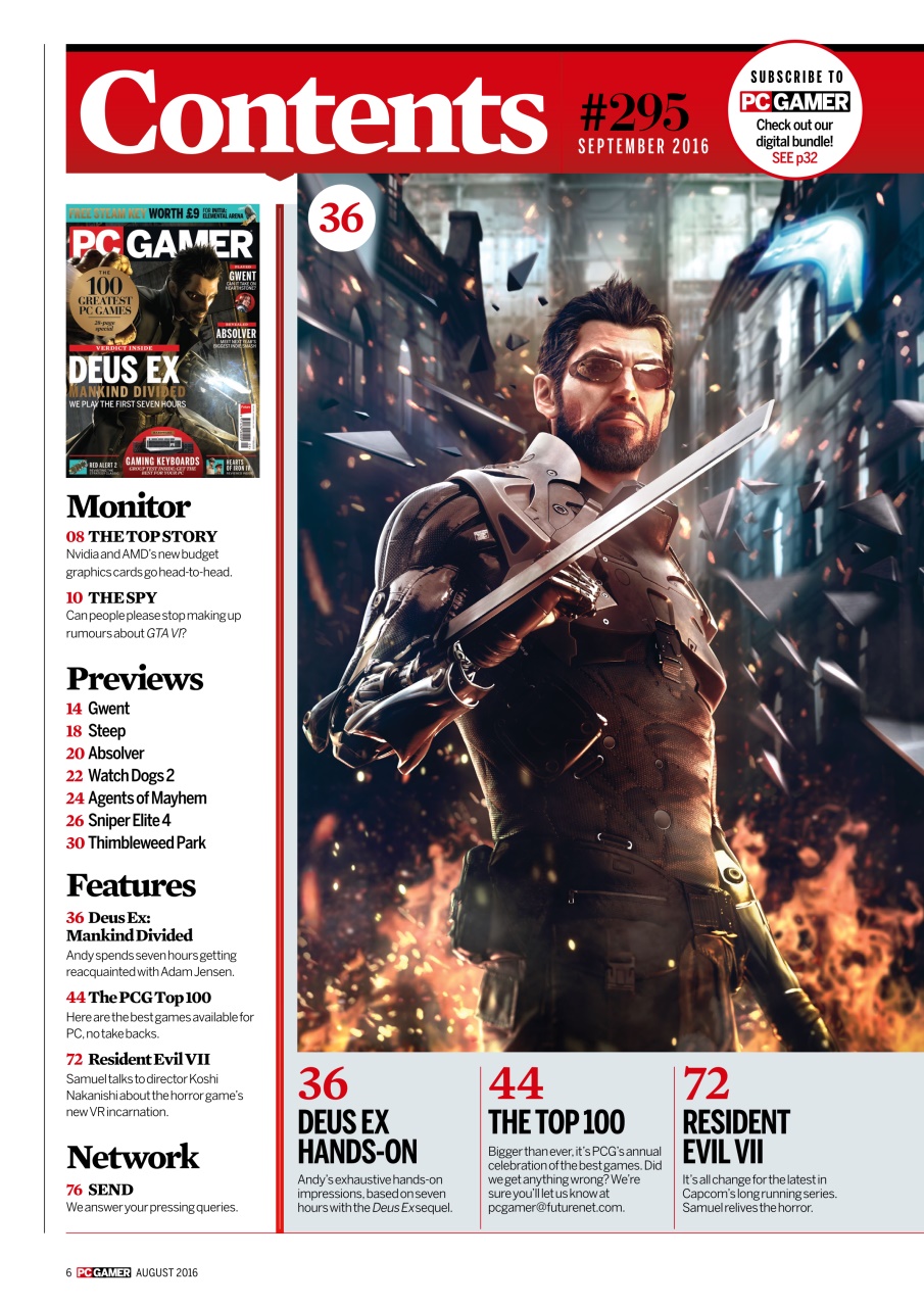 PC Gamer (UK Edition) Preview Pages