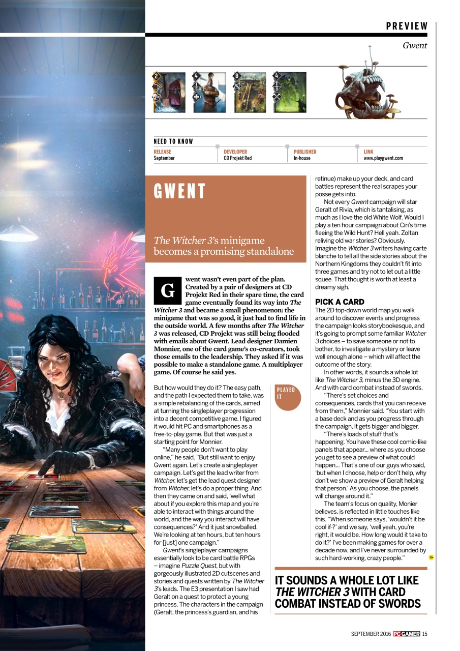 PC Gamer (UK Edition) Preview Pages