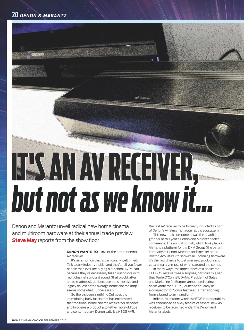 Home Cinema Choice Preview Pages