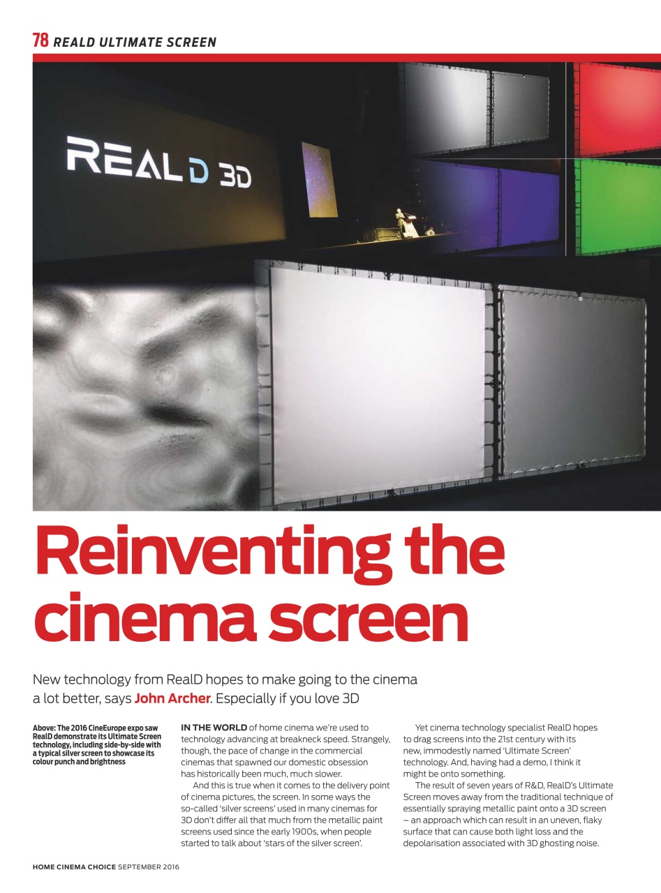 Home Cinema Choice Preview Pages