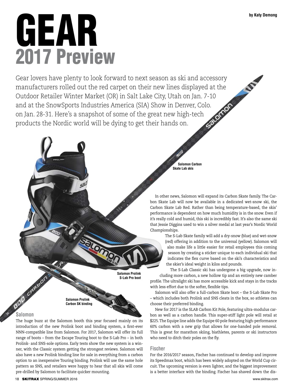 SkiTrax Preview Pages