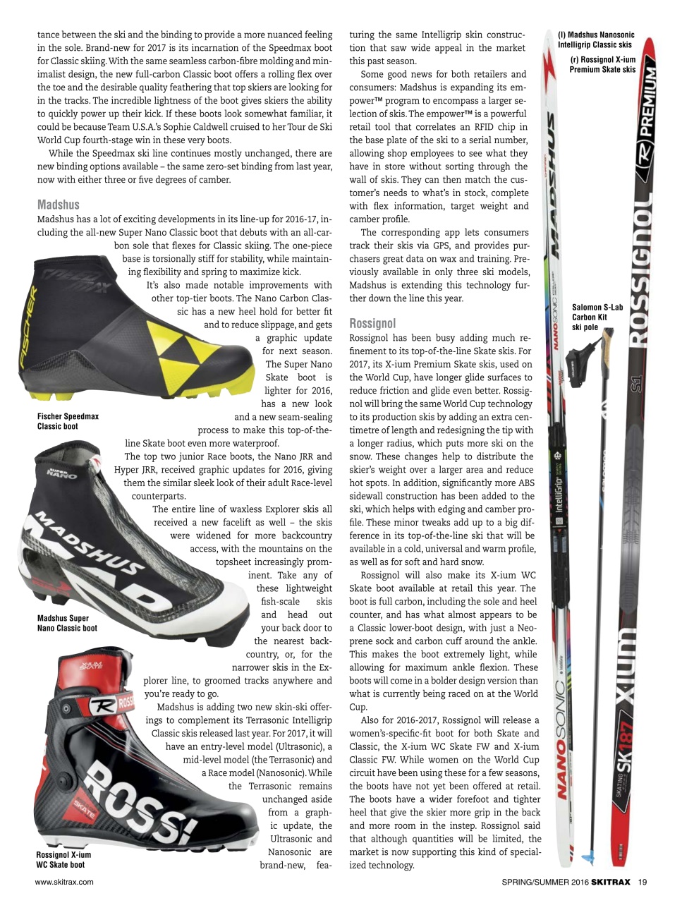 SkiTrax Preview Pages