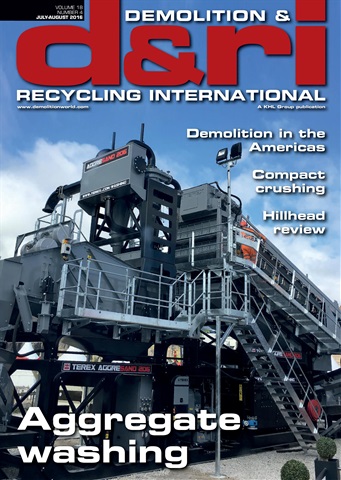 Demolition & Recycling International issue July-August 2016