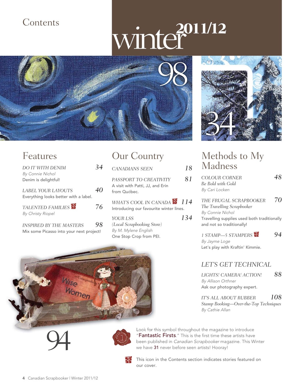 Creative Scrapbooker Preview Pages