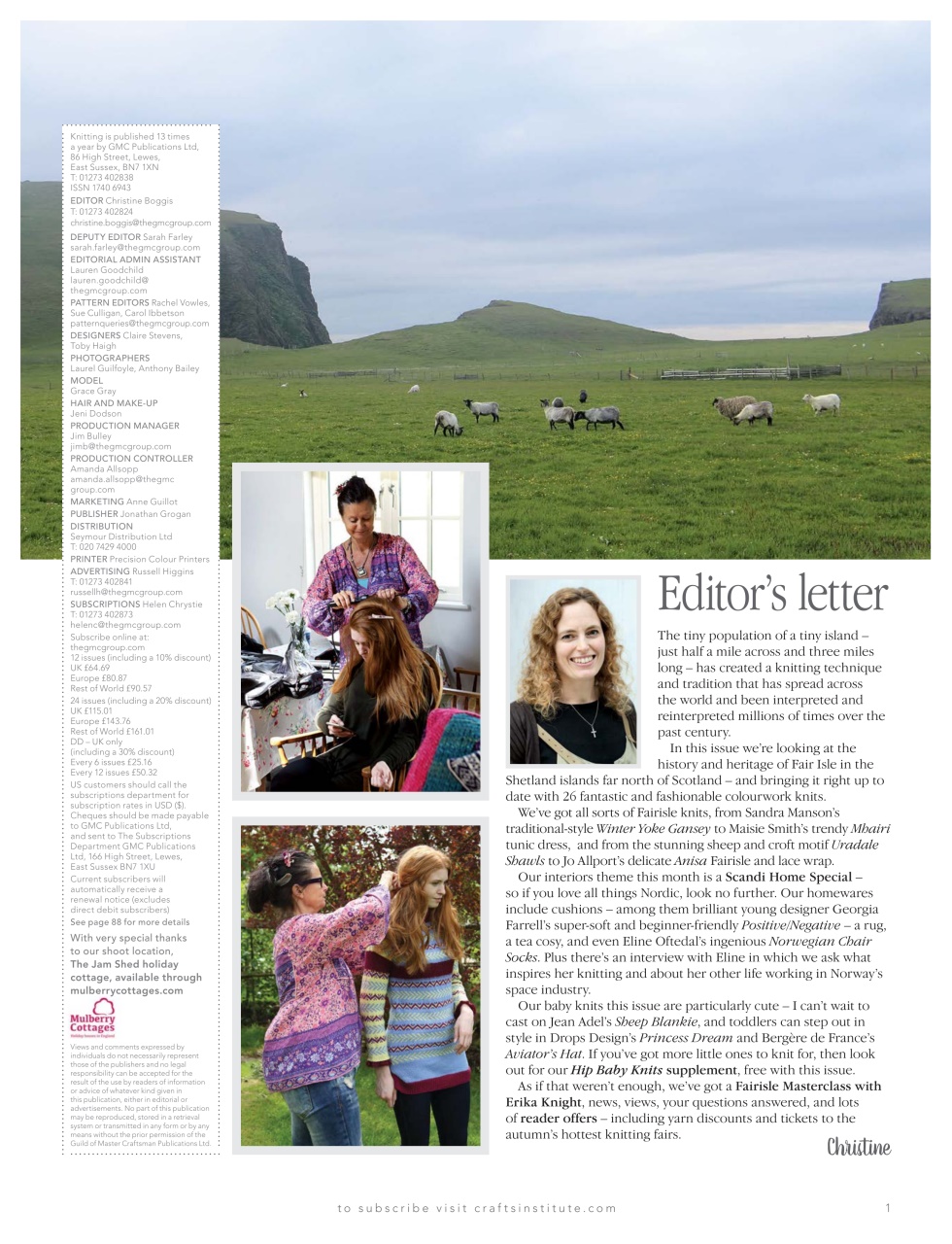 Knitting Preview Pages