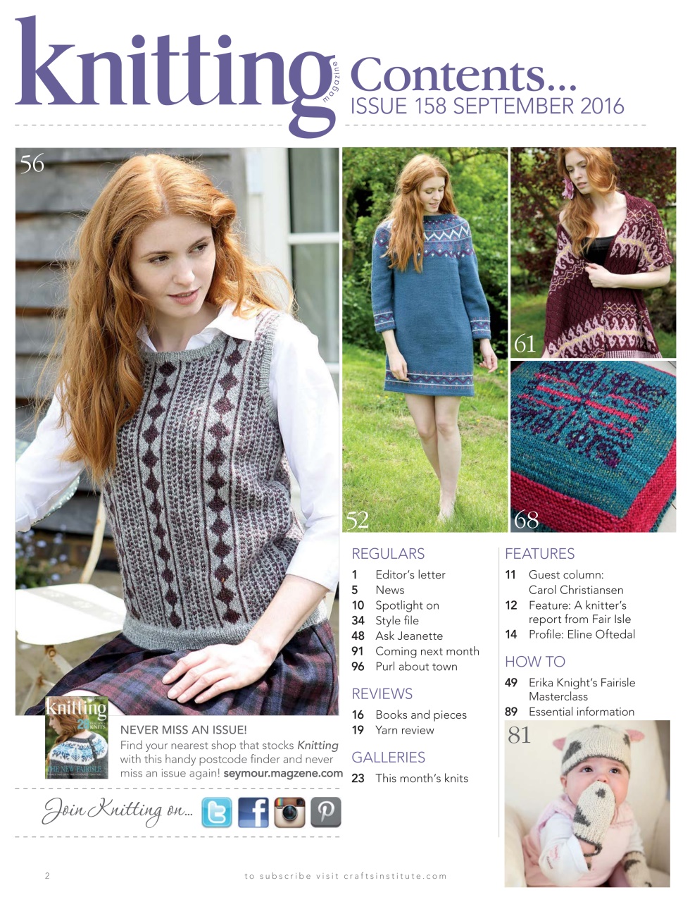 Knitting Preview Pages