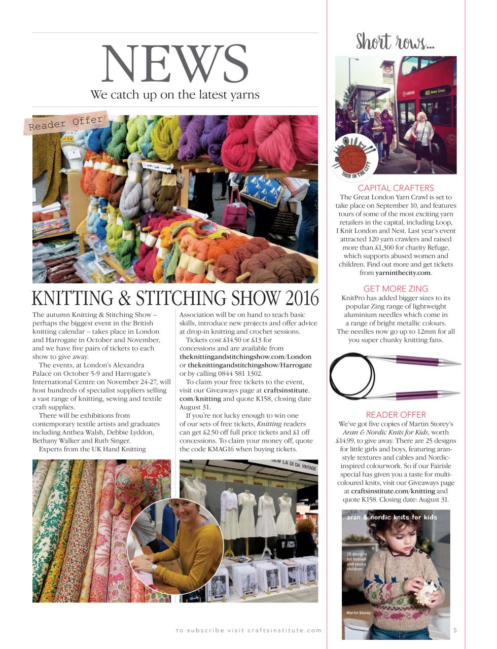 Knitting Preview Pages