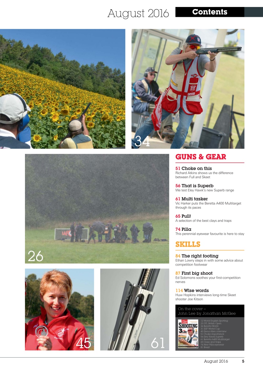 Clay Shooting Preview Pages