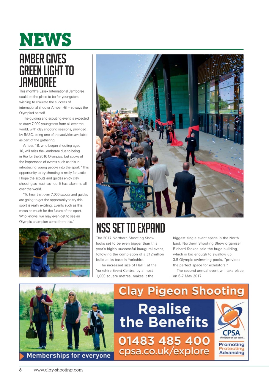 Clay Shooting Preview Pages