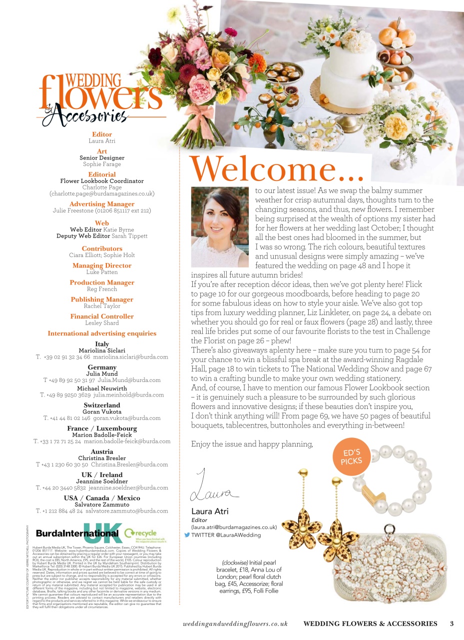 Wedding Flowers Magazine Preview Pages