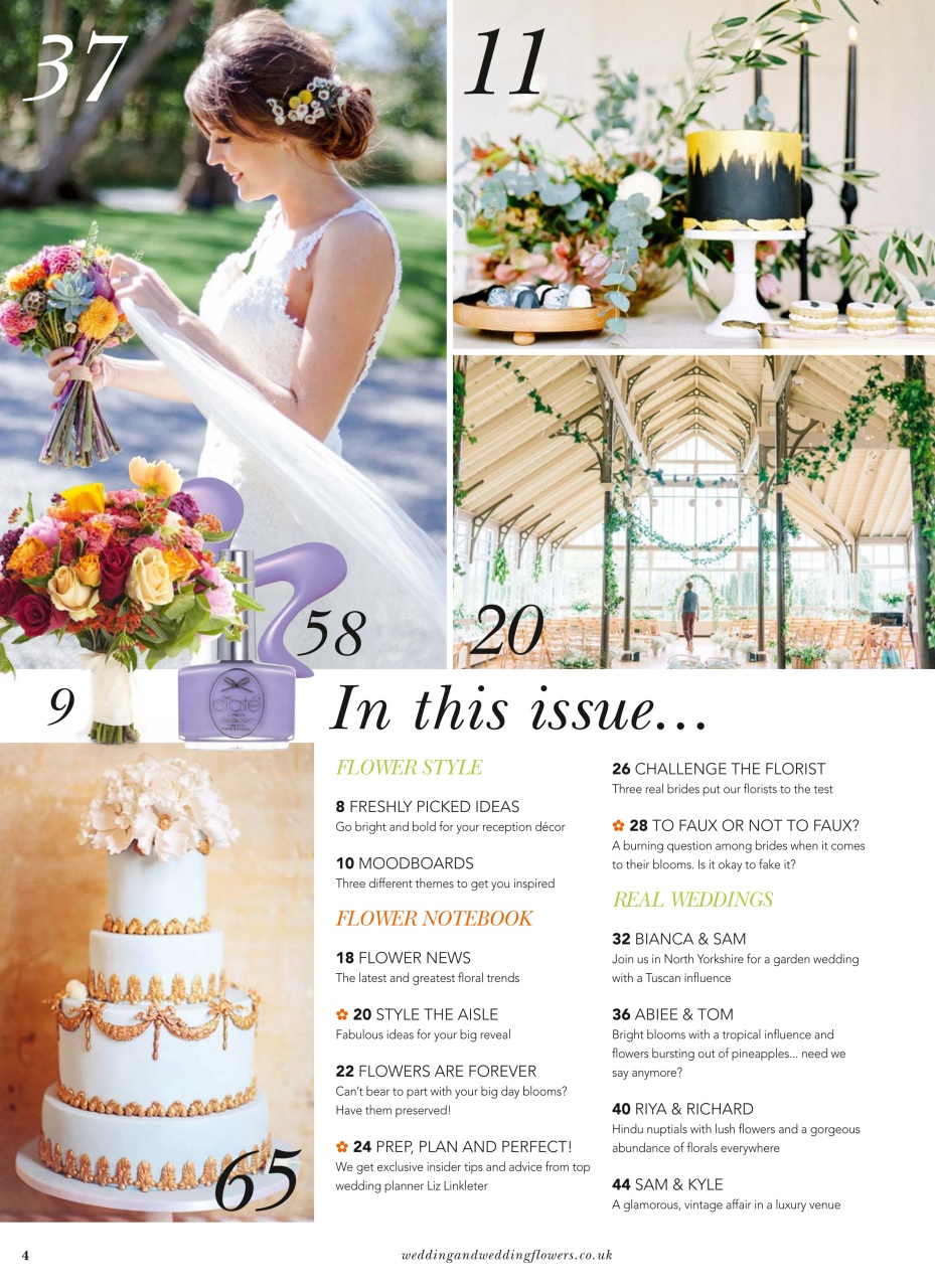 Wedding Flowers Magazine Preview Pages
