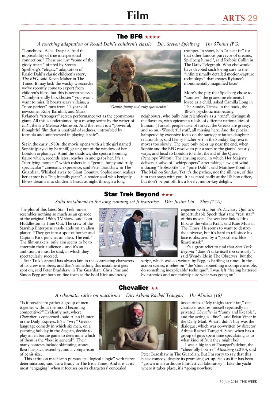 The Week Preview Pages