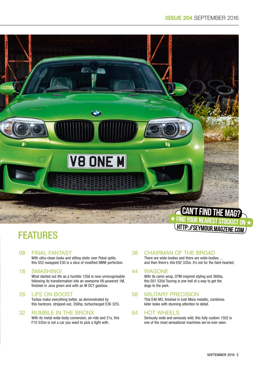 Performance BMW Preview Pages