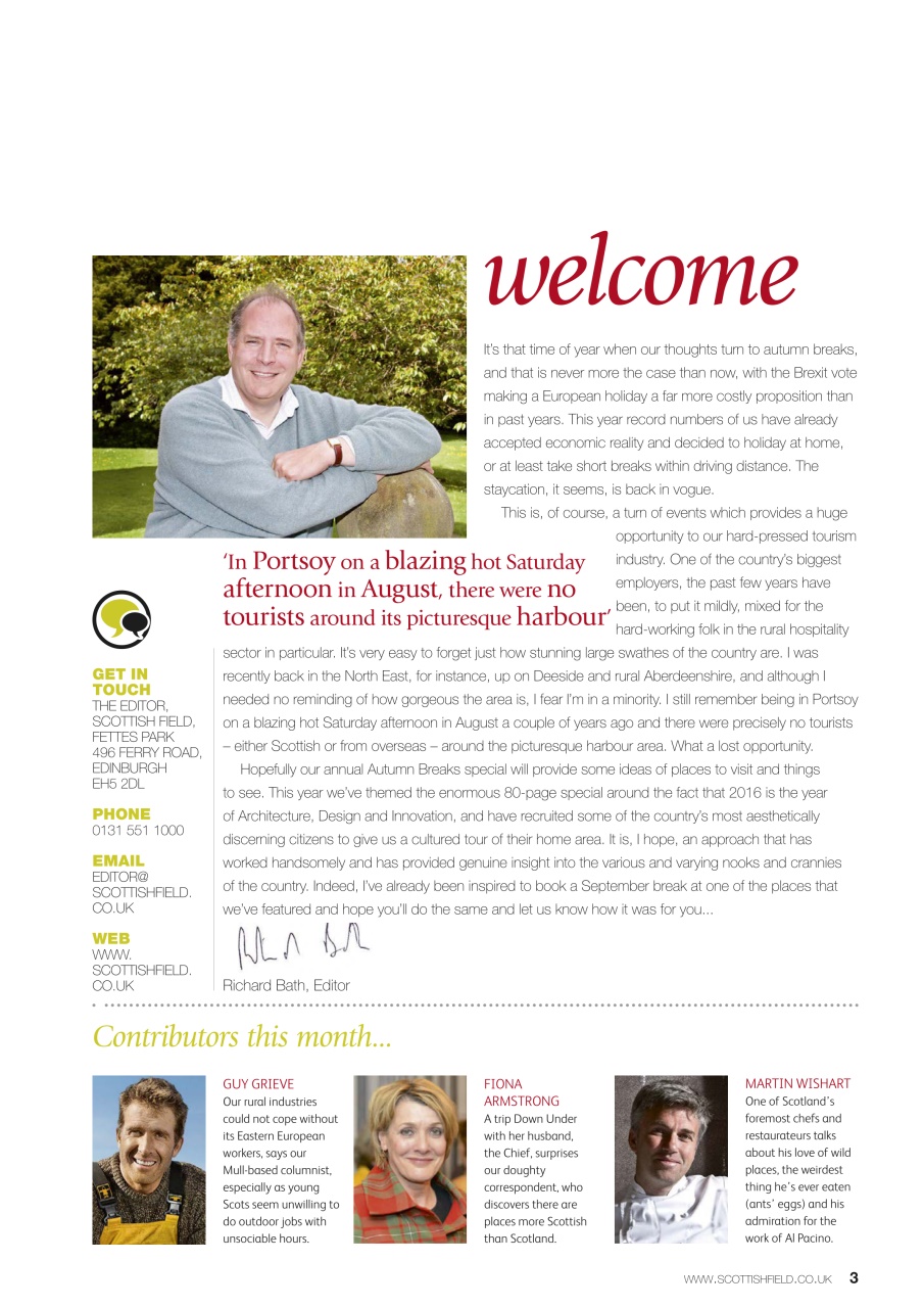 Scottish Field Preview Pages