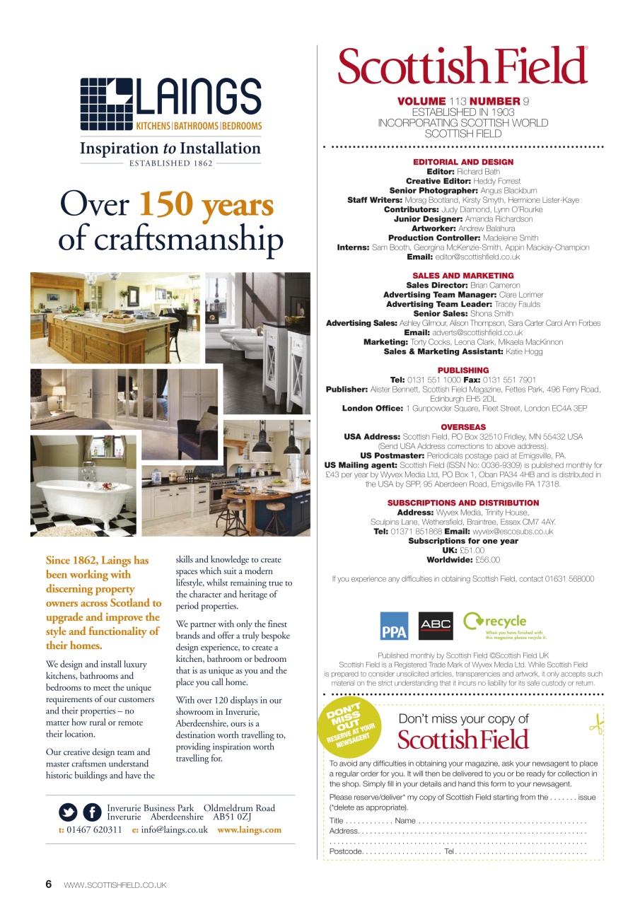 Scottish Field Preview Pages