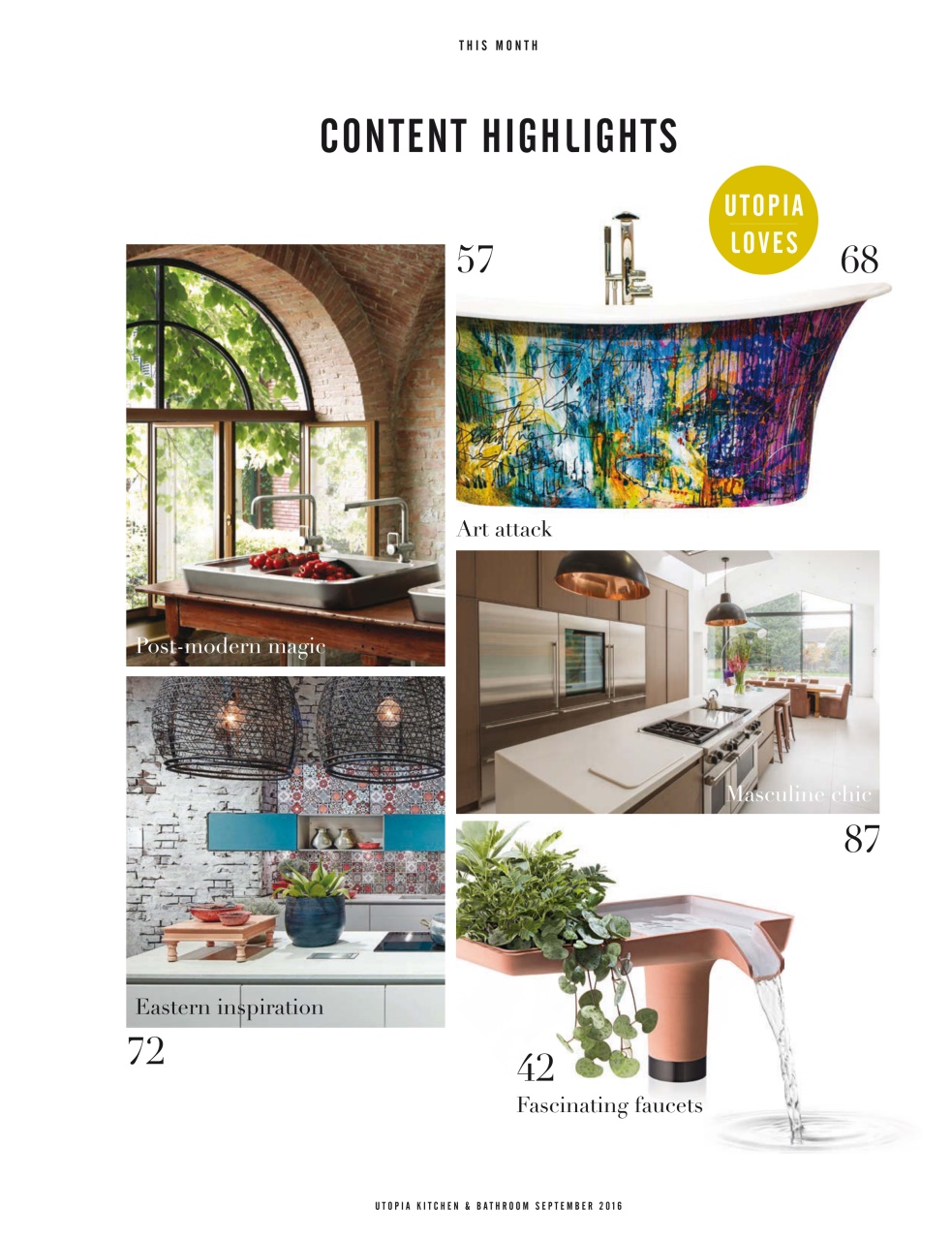 Utopia Kitchen & Bathroom Preview Pages