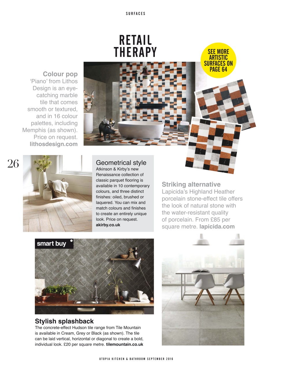 Utopia Kitchen & Bathroom Preview Pages