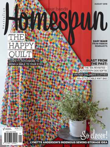 Homespun issue Issue#17.8 Aug 2016