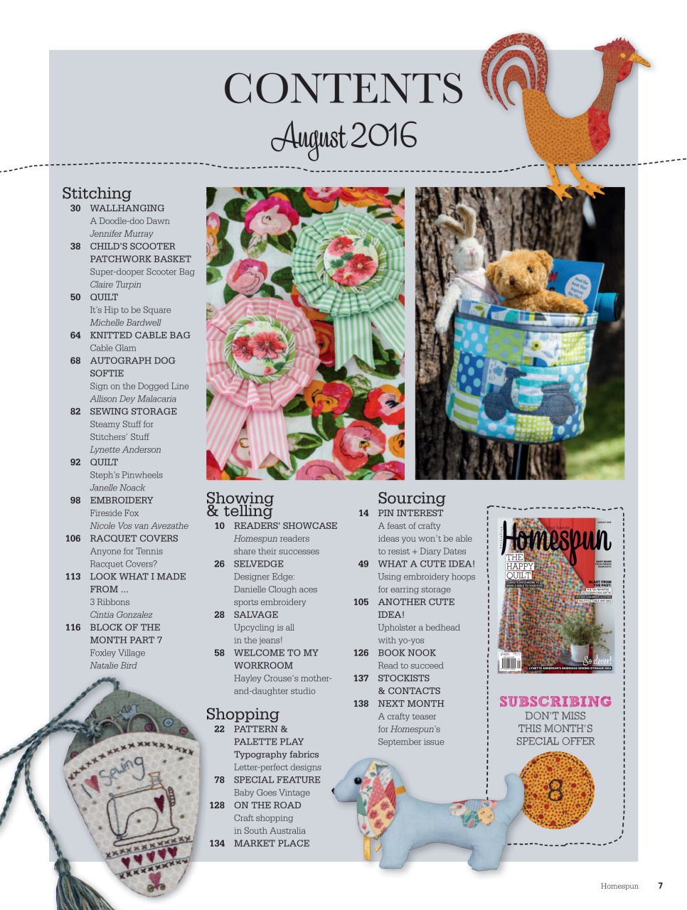 Homespun Preview Pages