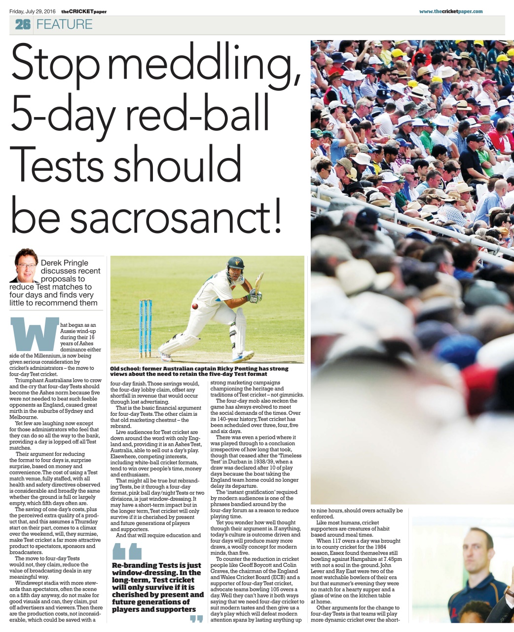 The Cricket Paper Preview Pages