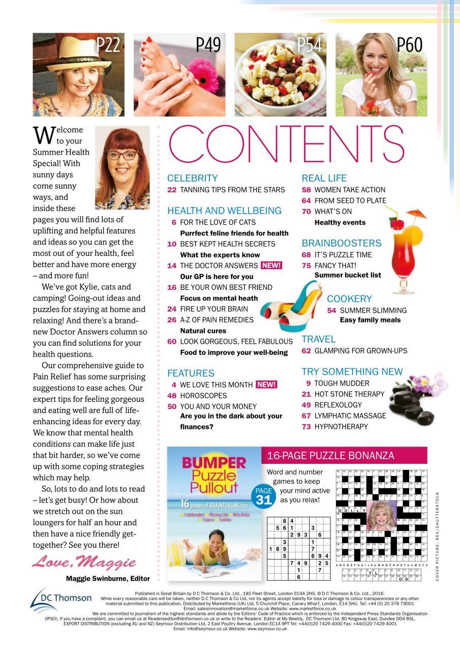 My Weekly Special Preview Pages