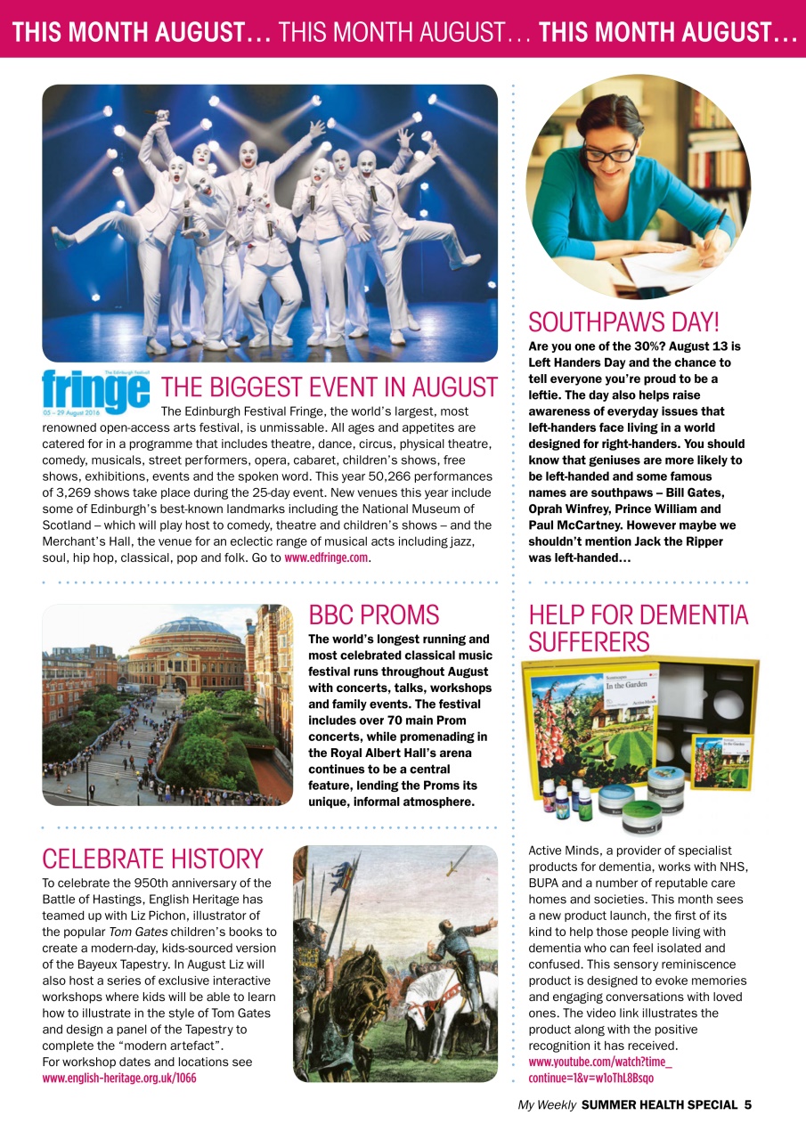 My Weekly Special Preview Pages