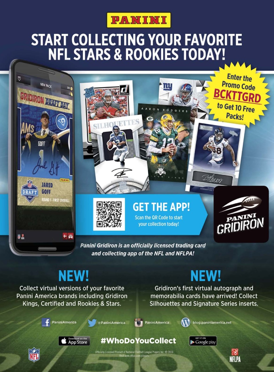 Beckett Football Magazine Preview Pages