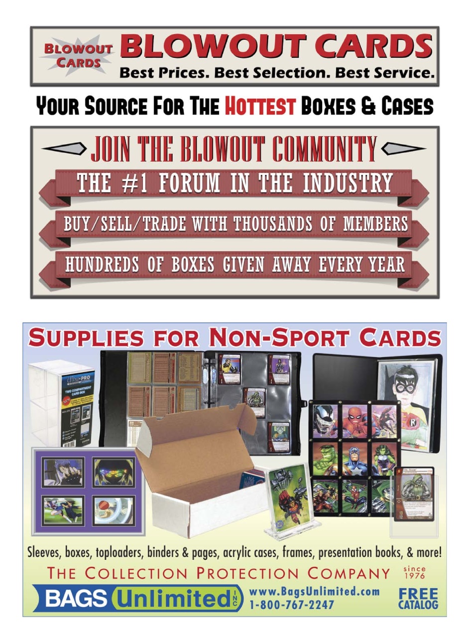 Non-Sport Update Magazine Preview Pages