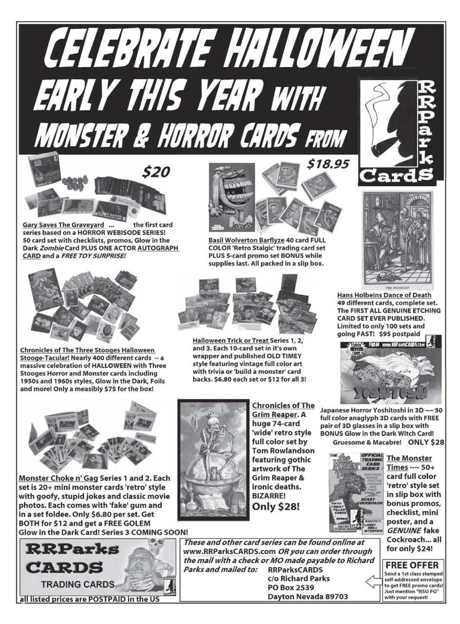 Non-Sport Update Magazine Preview Pages