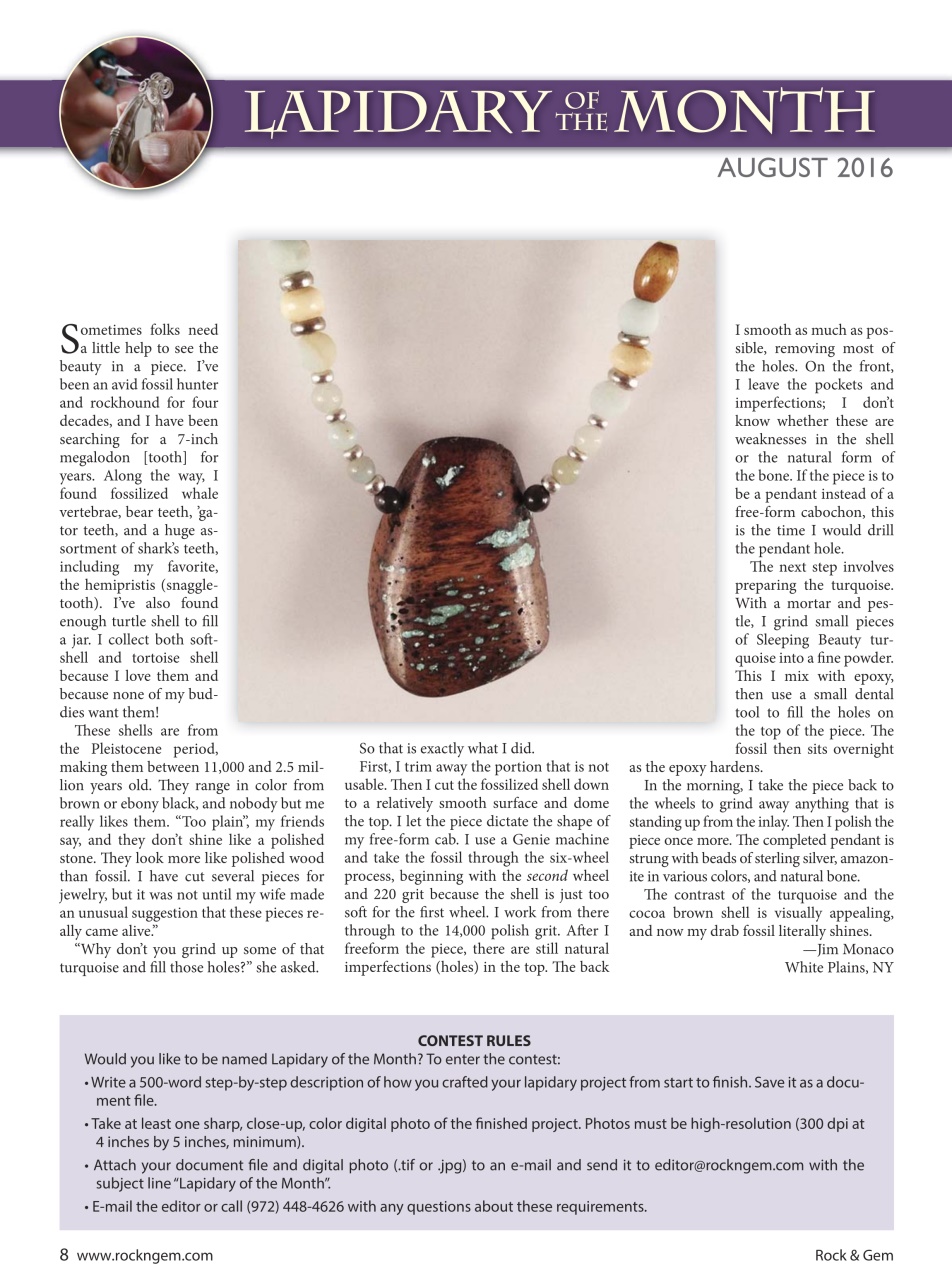 Rock&Gem Magazine Preview Pages