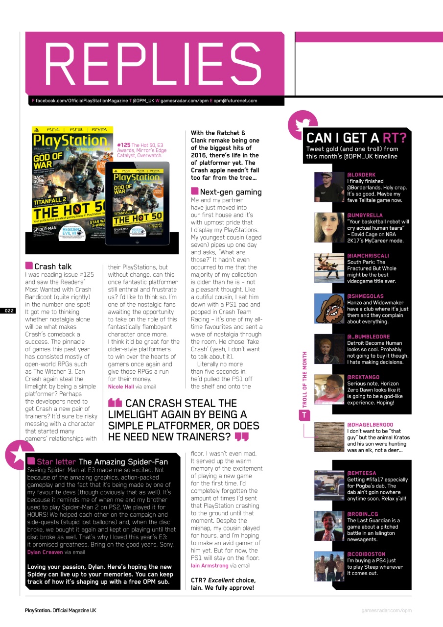 PLAY Magazine Preview Pages