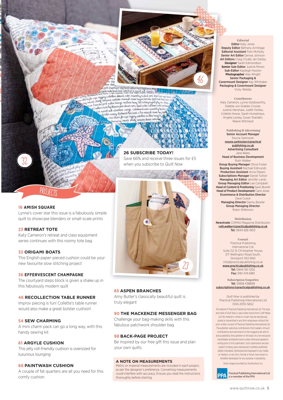 Quilt Now Preview Pages