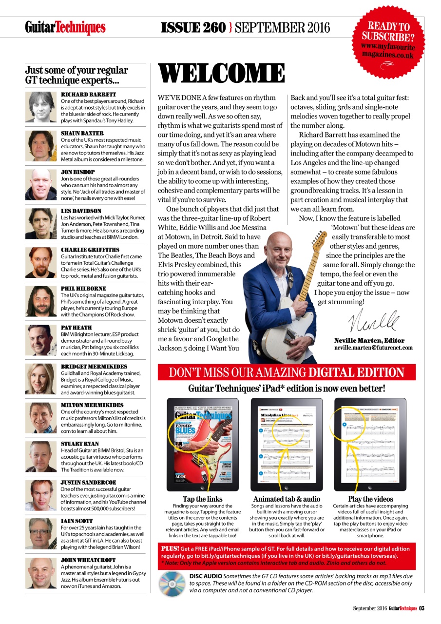 Guitar Techniques Preview Pages