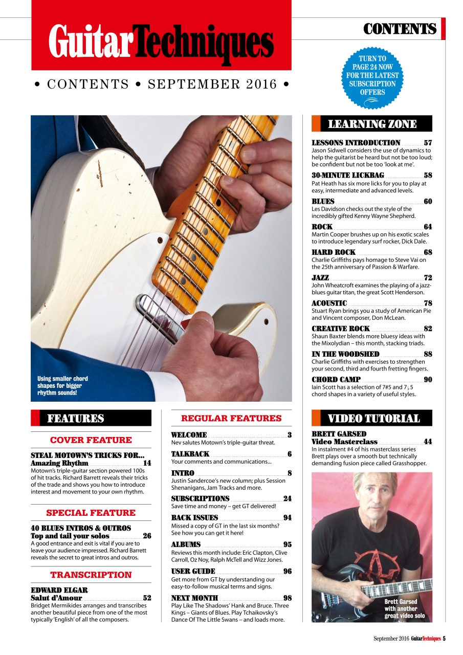 Guitar Techniques Preview Pages