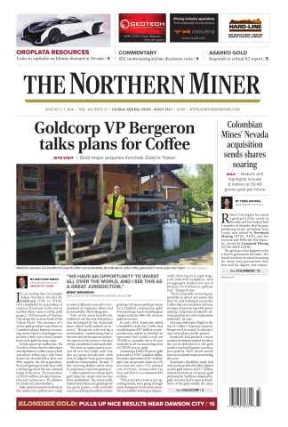 The Northern Miner issue Vol. 102 No. 25