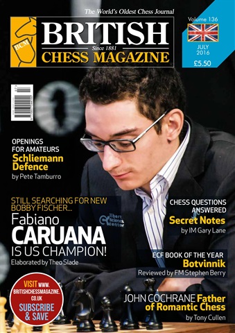 British Chess Magazine issue July 2016