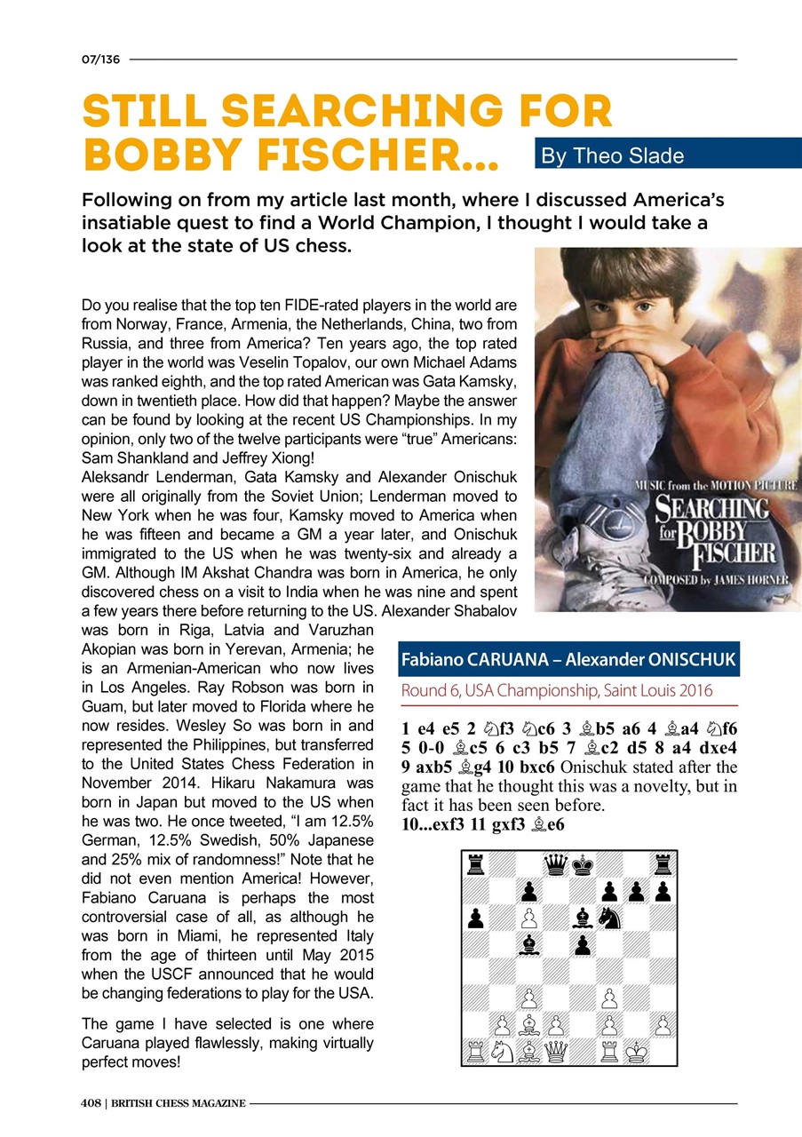 British Chess Magazine Preview Pages