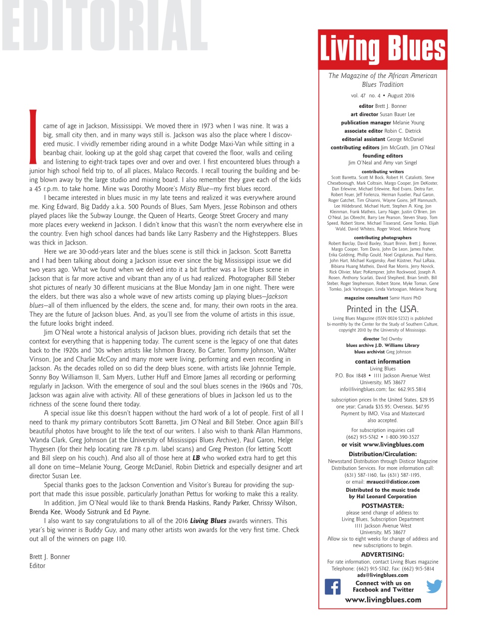 Living Blues Preview Pages