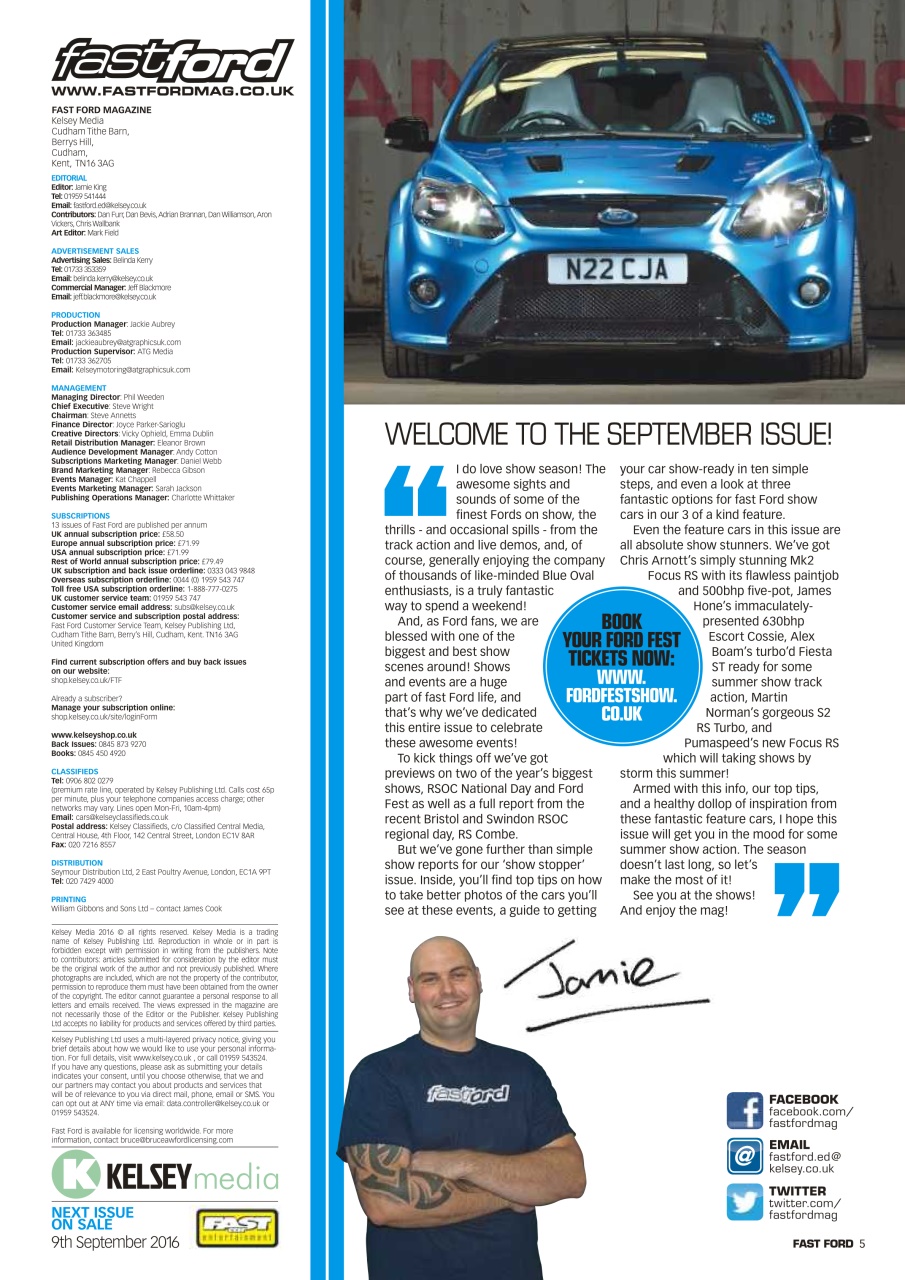 Fast Ford Preview Pages